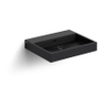 Clou Wash Me lavabo 50x42cm sans bonde Céramique Noir mat SW9255