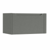 H&R Badmeubelen Juice Meuble sous vasque - 80x45x40cm - angle droit arrondi - 1 tiroir - poignée intégrée - Petrol mat SW1109723
