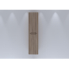 H&R badmeubelen Juice Hoge Kast - 40x35x170cm - met ronde hoeken - 2 deuren - linksdraaiend - rockford oak SW875790