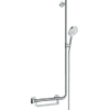 Hansgrohe Raindance select s 120 ensemble barre de douche ecosmart comfort 110 droite chr-blanc SW66587