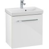 Villeroy en boch Avento wastafelonderkast 512x520x348 1xdeur scharn.links crystal white SW59879 Villeroy en boch Avento wastafelonderkast 512x520x348 1xdeur scharn.links crystal white SW59879