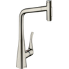 Hansgrohe Metris Select M71 M7117-h320 1-gr keukenkraan uittrekbare vuistdouche RVS-look SW1567427