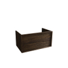 Saniclass Holz Frame Meuble de salle de bains - 80x45x40cm - 1 tiroir - Chêne charcoal SW1420767