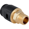 Geberit Pushfit Overgangsfitting buitendraad messing 16x1/2 - messing (goud) 7950228