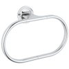 Grohe Ondus Handdoekhouder H16.5xD8.2xL24.4cm diameter: 24.4cm Ovaal Messing Chroom SW111422 Grohe Ondus Handdoekhouder H16.5xD8.2xL24.4cm diameter: 24.4cm Ovaal Messing Chroom SW111422