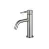 Fortifura Calvi Slim Wastafelkraan - 17.4cm - opbouw - PVD - geborsteld RVS SW377858