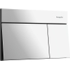 Hansgrohe iFrame Element E Plaque de commande - 23x15cm - double chasse - chrome SW1406569