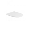 Sanindusa Sanlife Abattant de toilette - 38x46.1x1cm - fermeture amortie - déclipsable - blanc SW96857