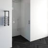 Saniclass Create douchedeur 100x200cm profielloos met antikalk en 8mm veiligheidsglas chroom glans SW223719 Saniclass Create douchedeur 100x200cm profielloos met antikalk en 8mm veiligheidsglas chroom glans SW223719