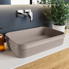 Mondiaz Arvo waskom 55x38x13cm rechthoek opbouw Solid Surface Smoke/Smoke SW643573 Mondiaz Arvo waskom 55x38x13cm rechthoek opbouw Solid Surface Smoke/Smoke SW643573