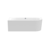 Plieger Kansas Baignoire d'angle - 180x80x60cm - angle gauche - avec arrivée d'eau - avec garniture de vidage et de trop-plein - avec pieds - acrylique - blanc SW1027368