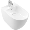 Villeroy & Boch Subway 3.0 staand bidet - 37x59.5cm - met kraangat - met overloop - White Alpine (glans wit) SW762390