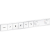 Hansgrohe Rainselect Afbouwdeel - voor inbouw douchekraan - thermostatisch - voor 5 functies - 66.9x90cm - thermostaat - mat wit SW358772
