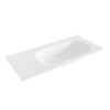 Mondiaz BIG small Talc solid surface inbouw wastafel 100cm rechts SW428247 Mondiaz BIG small Talc solid surface inbouw wastafel 100cm rechts SW428247