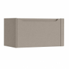 H&R Badmeubelen Juice Wastafelonderkast - 80x45x40cm - rechterhoek afgerond - 1 lade - geïntegreerde greep - olive SW1259615