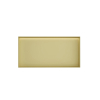 Hotbath &MORE Inbouwbox of inbouwnis - 30x60x10 - frameless + LED - PVD - geborsteld messing (goud) SW1246566