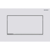 Geberit Sigma10 bedieningsplaat - 2-toets spoeling - rechthoekige knoppen - matwit/easy-to-clean - mat wit SW242684