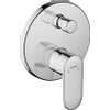 Hansgrohe Vernis Blend 1 greeps badmengkraan - inbouw geïnt zekerheidsco - met EN1717 - hoogglans chroom SW651683