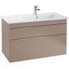 Villeroy en Boch Venticello meubelwastafel met wasbak rechts met 1 kraangat doorgestoken 100x50cm (geschikt voor 3 kraangaten) met overloop wit 1025132 Villeroy en Boch Venticello meubelwastafel met wasbak rechts met 1 kraangat doorgestoken 100x50cm (geschikt voor 3 kraangaten) met overloop wit 1025132