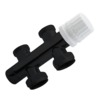 Best Design luxe Onderblok recht 3/4''x3/4 zwart mat SW398220 Best Design luxe Onderblok recht 3/4''x3/4 zwart mat SW398220
