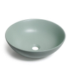 BRAUER Bowl waskom - 40x40cm - rond - keramiek - mat pastel groen SW347201