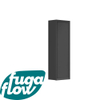 FugaFlow Eccelente Arredo Hoge Kast - 120x34.5x34.5cm - 1 deur - mat antraciet - MDF - Black Friday - SW1123289