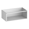BRAUER Flourish armoire latérale - 80x30x45,5cm - avec 1 compartiment de rangement blanc mat SW228073