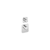 Hotbath Gal Afbouwdeel - voor Highflow Thermostaat - met 1 stopkraan - hoogglans chroom SW656272