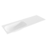 Mondiaz BIG small Talc solid surface inbouw wastafel 140cm links SW432051 Mondiaz BIG small Talc solid surface inbouw wastafel 140cm links SW432051