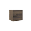 Saniclass Prime Essential meuble de salle de bain - 60x55x46cm - plan de toilette - terrazzo vasque - noyer SW1109567
