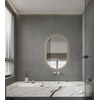 Adema Shine Miroir led salle de bain - 50x80cm - Ovale - horizontale/verticale - éclairage LED indirect - chauffe miroir - infrarouge SW1152326