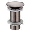 Wiesbaden UniMatch bouchon de vidage ouverte allongée 5/4" acier brossé SW890839