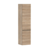 Hansgrohe Xelu Q Armoire haute - 165x40x35cm - 2 portes - poignée noir mat - fermeture amortie - charnière gauche - natural oak SW995229
