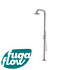 FugaFlow Buitendouche - vrijstaand - RVS 316 - regendouche - handdouche - geborsteld RVS - Black Friday - SW890158