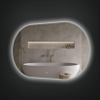 Arcqua Oval miroir – ovale – 120 x 70 cm – LED indirecte tout autour – chauffage de miroir – Naturel SW1223206