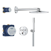 GROHE QuickFix Precision SmartControl Système de douche encastré - tête de douche Vitalio SmartActive 310 - chrome. SW1120180