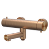 IVY Concord Mitigeur thermostatique de baignoire apparent - bec de baignoire orientable - inverseur - RVS316 - cuivre brossé mat PVD SW1031091
