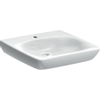Geberit 300 Comfort wastafel - 55cm - 1 kraangat - zonder overloop - wit SW417754