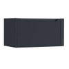 H&R Badmeubelen Juice Meuble sous lavabo - 80x45x40cm - angle droit arrondi - 1 tiroir - poignée intégrée - Dark blue SW1109746