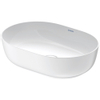 Duravit Luv vasque à poser 50x35cm ovale sans trou de robinetterie sans trop-plein blanc/mat blanc SW472456