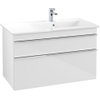 Villeroy en boch Venticello wastafelonderkast 95.3x59 2xlade v wastafel rechts glossy wit GA41334 Villeroy en boch Venticello wastafelonderkast 95.3x59 2xlade v wastafel rechts glossy wit GA41334