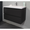 Adema Bella onderkast met acryl wastafel 1 kraangat 80x55x46cm Antraciet mat SW398080 Adema Bella onderkast met acryl wastafel 1 kraangat 80x55x46cm Antraciet mat SW398080