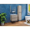 Adema Looks Badmeubelset 60x45.5x58cm met overloop, spiegelkast en kolomkast hout SW476729 Adema Looks Badmeubelset 60x45.5x58cm met overloop, spiegelkast en kolomkast hout SW476729