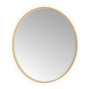 Hotbath &MORE Spiegel Round - diameter 100cm - direct en indirect LED - spiegelverwarming - dimbaar - met afstandsbediening - PVD - geborsteld koper SW1245850