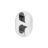 Hotbath Friendo mitigeur douche encastrable avec inverseur chrome SW12056 Hotbath Friendo mitigeur douche encastrable avec inverseur chrome SW12056