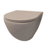 Best Design Morrano WC suspendu - sans bride - fixation caché - avec abattant - Khaki mat SW976239