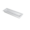 INK Kraft wastafel - 140x45x1cm - 1 wasbak - 2 kraangaten - wit mat SW439624