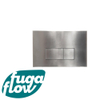 FugaFlow Metal Bedieningsplaat - bedieningspaneel voor Geberit UP320 inbouwreservoir - dualflush - rechthoekige knoppen - metaal RVS - Black Friday - SW999927