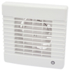 Sanivesk Standaard ventilateur - Ø12,5 - Sur interrupteur (lumière) - Carré - Blanc SW1212660