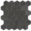 Cifre Ceramica Statale wand- en vloertegel - 26.3x27.4cm - Betonlook - Black mat (zwart) SW1122757